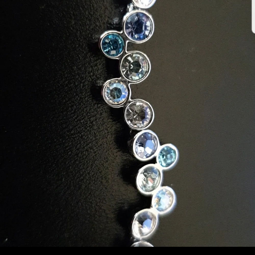 Swarovsky Fidelity Blue and Clear Bracelet - Picture 3 of 5